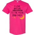 thumbnail image 3 of Inktastic I Love My Lil Brother to the Moon and Back T-Shirt, 3 of 5