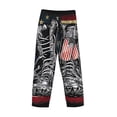 thumbnail image 3 of Lsque Veterans Day1 Print Men's Pajama Pants, Lounge Pant - Comfortable Home Wear,Elastic Waistband, Stylish Design-Medium, 3 of 9
