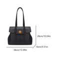 thumbnail image 2 of Bolso Diseñador Moderno Transporte en La Los Hombros para Mujeres PU Gran Capacidad Cierre Mando Superior, 2 of 9