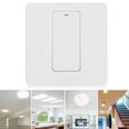 thumbnail image 4 of Panel de interruptor de pared de 1 vía para Alexa/para Google Voice Control EU Plug 110-240V para Tuya Zigbee, 4 of 8