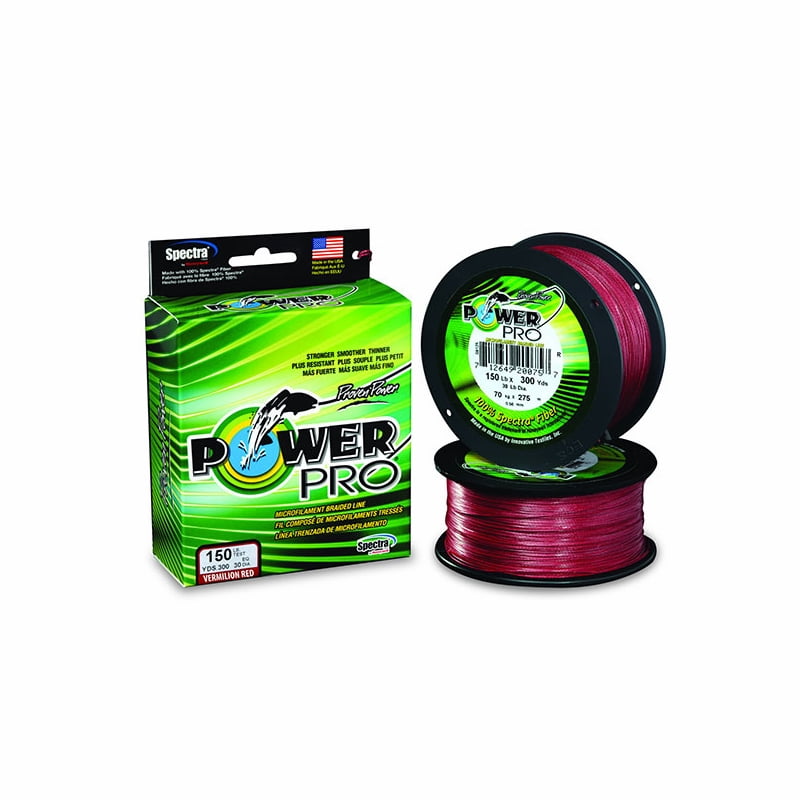 Power Pro USA Spectra Braid Fishing Line 200lb 500yd Yard 90kg 455m RED