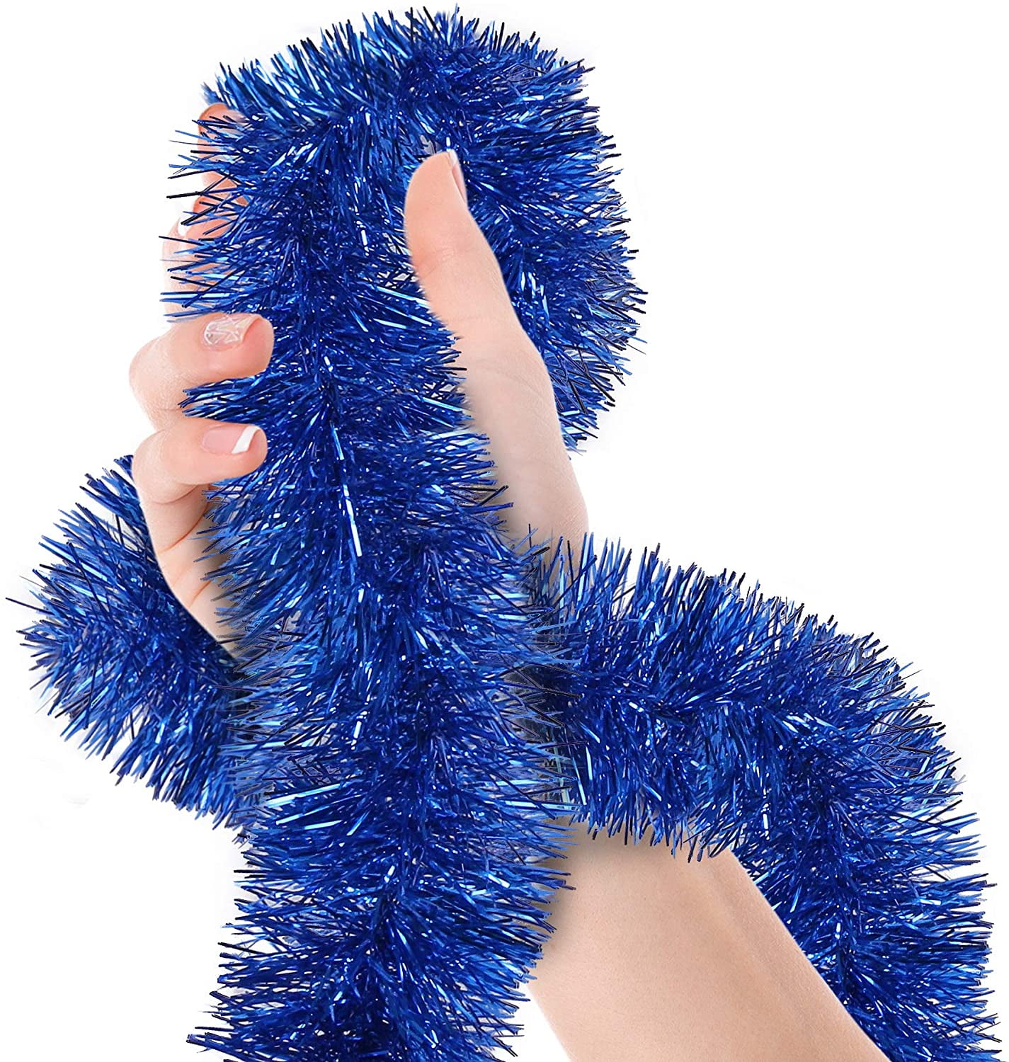 Tinsel Garland Christmas Tree Decorations Glitter Wedding Birthday Party Supplies Hanging