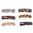 thumbnail image 1 of 6PCS Clip Cheveux Élégant Acrylique Snap Barrette Accessoires de Cheveux pour Dame, 1 of 10