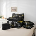 thumbnail image 6 of Feelyou 3D Basketball Print Twin Bedding Sets 7-Piece, Modern Sport Athlete Bedding Comforter Set, Ball Game Lover Reversible Sheet Sets, Ultra Soft Bedroom Decor, 6 of 8