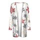 thumbnail image 5 of Pntutb moda mujer Navidad estampado suelto manga larga cárdigan otoño abrigo blusa Rollbacks Pntutb Pntutb-3067, 5 of 6