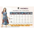 thumbnail image 6 of HAOMEILI Women Casual Short/Long Sleeve Dresses Empire Waist Knee Length Loose Dress with Pockets, 6 of 6