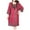Red, variant on QQAMB Dresses for Women Half Sleeve Ancient Ethnic Style Casual Printed Loose A-Line Comfy Summer Mini Dresses Green Free Size