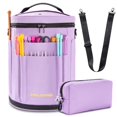 thumbnail image 1 of Organizador de bolsas de lana FEILOONG, ampliable con funda, para amantes del ganchillo, 1 of 6