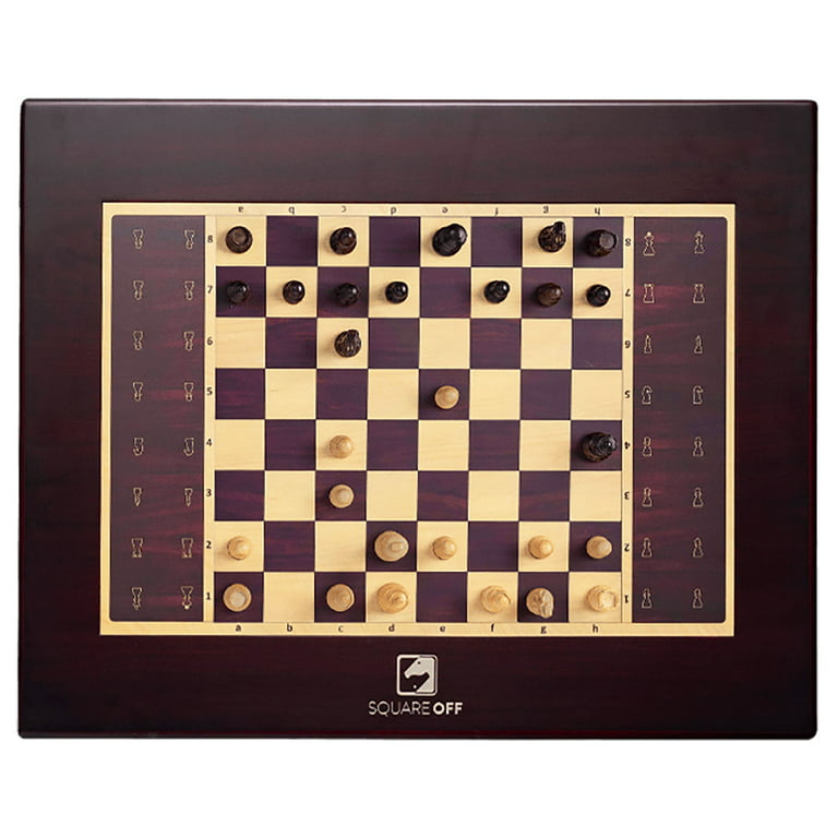  Square Off Pro Electronic Chess Board for Adults & Kids, AI-Powered & Digital, Play Against AI or Friends, Portable & Rollable  Computer Chess Board