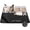 Black, variant on Cat Litter Mat 47" x 35" Upgraded Felt & Fabric Material Cat Trapping Mat for Fewer Creases, Extra Large Hold 3-4 Litter Boxes Urine-Proof Non Slip, Machine Washable, Soft on Paws, Grey