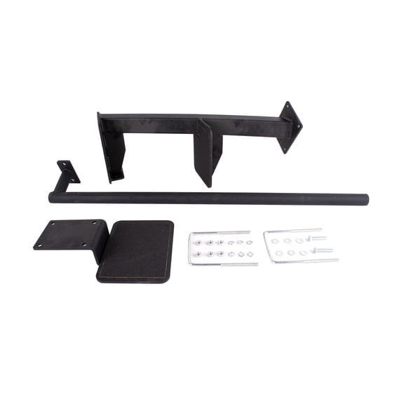 Jumach 3 Steps Heavy Duty Boat Trailer Steps for The Tongue Non-Slip Ladder with Handle Steel Powder Coated Compatible with Most Pontoon, Bass Boats, Hunting Fits 3'' and 4'' Tall Tongues
