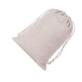 thumbnail image 2 of Electronicheart Cotton Linen Storage Bag Reusable Rectangular Solid Color Jewelry Underwear Cosmetic Household Drawstring Pouch Pocket 30x40cm 17x23cm, 2 of 6