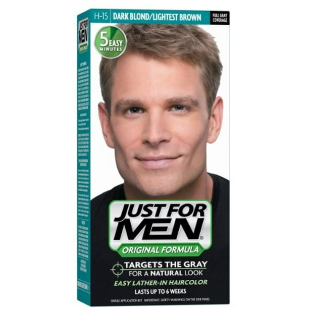 JUST FOR MEN Hair Color H-15 Dark Blond 1 Each (Pack of 3) JUST FOR MEN Hair Color H-15 Dark Blond 1 Each (Pack of 3)