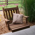 thumbnail image 1 of A &amp; L Furniture Western Red Cedar Traditional English 2 ft. Chair Swing with Chains, 1 of 2