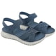 thumbnail image 3 of Sandalias deportivas Sandalias planas Zapatos para caminar con punta abierta Sandalias de cuña baja para mujer, 3 of 9