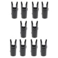 thumbnail image 1 of jinwen 10 Pcs Plastic Nocks for Hunting Shooting Outdoor Sport Black, 1 of 7