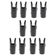 Pack of 10 Pcs / Pin Nock SHAFT TAILS Outdoor Black