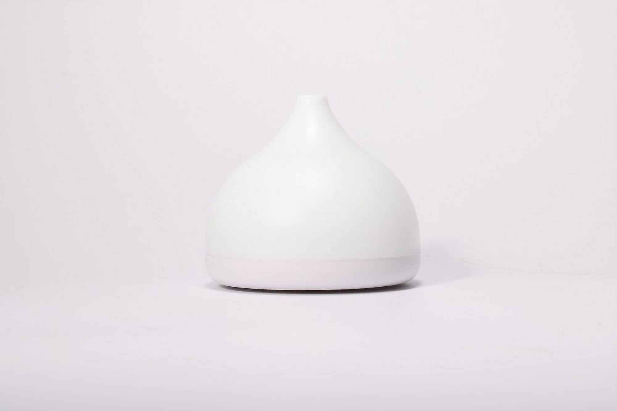 Mainstays Teardrop Fan LED Color Changing White Diffuser - Add your Own Scent