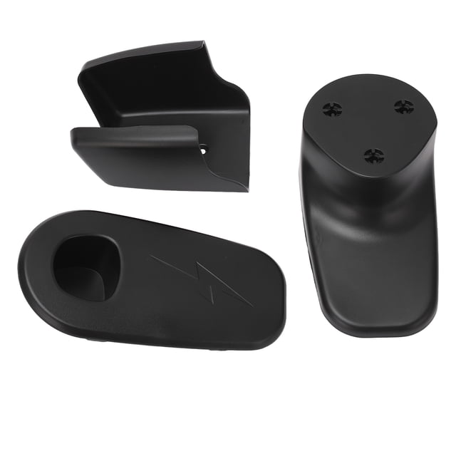 Car Car Charging Cable Holder With Chassis Bracket Black Wall Mounted US Plug Replacement For Model 3 Y X S