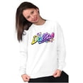 thumbnail image 4 of XOMG POP Dallas Panda Rock Star Women Crewneck Sweatshirt Brisco Brands M, 4 of 6