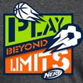 thumbnail image 3 of CafePress - Nerf Beyond Limits T Shirt - Mens Tri-blend T-Shirt, 3 of 4