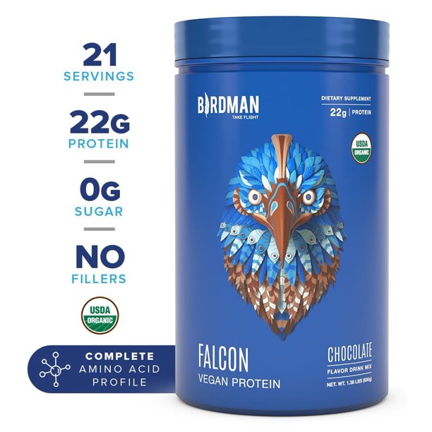 Birdman Falcon Protein Premier Vegan Non Whey Protein, Sports, Keto