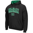 thumbnail image 2 of Men's Colosseum Black Marshall Thundering Herd Arch and Logo Pullover Hoodie, 2 of 3