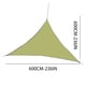 thumbnail image 2 of Fiudx Parasol para Exteriores, Tela de Sombra Triangular, Toldo con Protección Uv Eficaz, Solución Versátil Contra La Lluvia, Ideal para Jardín y Patio, Ideal para Relajarse En Verano, Diseño de Fáci, 2 of 4
