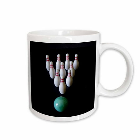 

3dRose Love Bowling Ceramic Mug 11-ounce