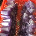 thumbnail image 3 of Ongmies Room Decor Clearance Gifts Hexagonal Crystal Wand Quartz Point Smelting Home Decor Purple, 3 of 4