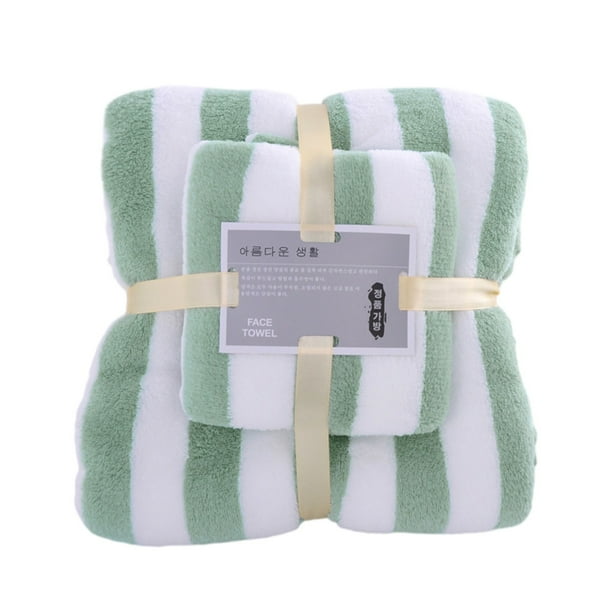 Yhmxh Decoración del baño Toallas de baño absorbentes de terciopelo para adultos, juego de toallas de baño suaves y cómodas, juego de toallas de baño suaves y muy absorbentes.
