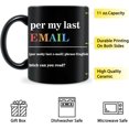 thumbnail image 2 of Office Coffee Mugs Gift Ideas, Funny Sarcastic Coffee Mug, Boss Coworker Birthday Gifts, Funny Office 11 OZ Mug, Thank You Farewell Gifts for Coworkers Nurse Boss Gifts, 2 of 5
