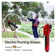 thumbnail image 6 of Electric Secateurs, Garden Shears Pruner Secateurs &amp; Pruning Scissors Flower Sharp Gardening Hand Tools Florist Bonsai Cutters Garden Shears Pruner
--------
Efficientcutting, 6 of 6