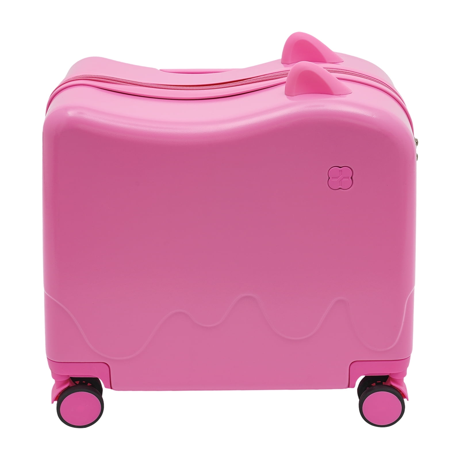 18inch,20inch ABS+PC Kid Ride-on Kids Suitcase,Rolling Luggage with Spinner Wheels Carry Trolley Luggage with Password Lock Children's Ride On Trolley Airplane Travel Luggage