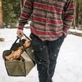 thumbnail image 5 of WHITEDUCK TUFF Large Firewood Carrier 21 Oz. Heavy Duty Waxed Canvas Log Carrier Holder for Fireplace, Carrying Wood Indoor & Outdoor, 5 of 8