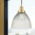 thumbnail image 2 of 616-1PH-SG-G222 Innovations Lighting Seneca Falls - 1 Light Mini Pendant In Traditional Style-12 Inches Tall and 9.5 Inches Wide-Satin Gold, 2 of 2