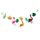 thumbnail image 2 of Lindo Animal Bunting Banner Cumpleaños Baby Shower kids children room Decoración De Navidad, 2 of 9