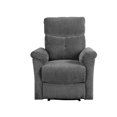 thumbnail image 2 of Treyton Glide Recliner in Gray Chenille, 2 of 6