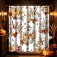 thumbnail image 4 of Halloween Shower Curtain Vintage Fall 70.9x59.1in Polyester Waterproof & Quick Dry for Bathroom Bathtub Home Apartment by MPOISVA, 4 of 6