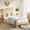 Twin, variant on Twin Rattan Bed Frame, Bohemian Rattan Bed Frame Twin with Natural Headboard, LED Lights, No Box Spring Needed