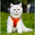 thumbnail image 5 of Chaleco naranja (S) para mascotas, con cuerda de tracción, arnés de pecho para gatos y perros, transpirable y reflectante., 5 of 5