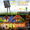 thumbnail image 2 of Solar Christmas Lights Outdoor Waterproof,200ft 600 LED Solar String Lights,19 Modes Outdoor Christmas Lights for Christmas Tree, Party, Fence, Holiday, Christma Decoration(Colorful), 2 of 7