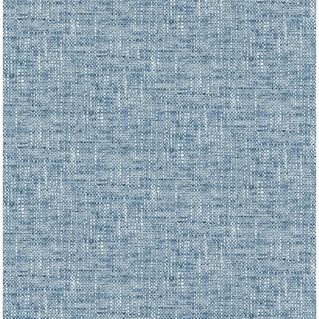 Navy Stripe Wallpaper - NuWallpaper Navy Poplin Texture Peel & Stick Wallpaper