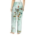 thumbnail image 3 of Daiia World Travel Map Women's Sleep Pant with Pockets and Drawstring,Pajama Pants-X-Large, 3 of 9