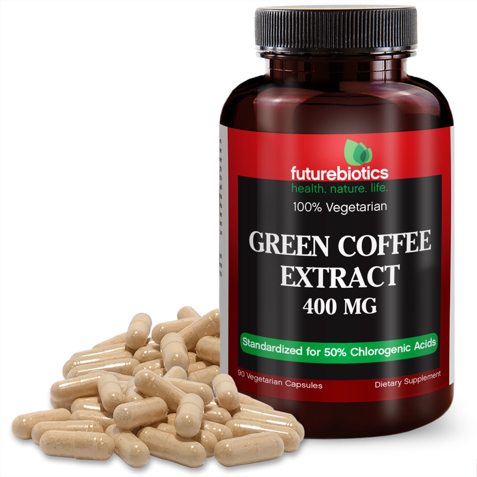 Futurebiotics Green Coffee Extract 400mg, 90 Vegetarian Capsules