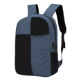 thumbnail image 1 of Mochila Para Laptop Carga Usb Negra con Azul, 1 of 3