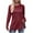 Wine, variant on Scyoekwg Womens Tunic Tops Crew Neck Button Side Split Tunic Sweatshirt Trendy Dressy Casual Blouses Fall Tops Solid Color Loose Long Sleeve T Shirts Women Blouses Pullover (Dark Gray,L)
