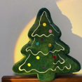 thumbnail image 3 of Decorative pillow in the shape of a Christmas tree, Christmas decorative throw pillow Xmas, 3 of 5