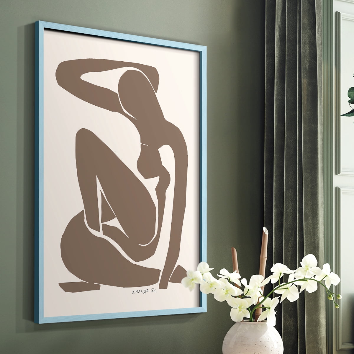 Matisse CCXV in Solid Wood 11 x 14 Framed Print