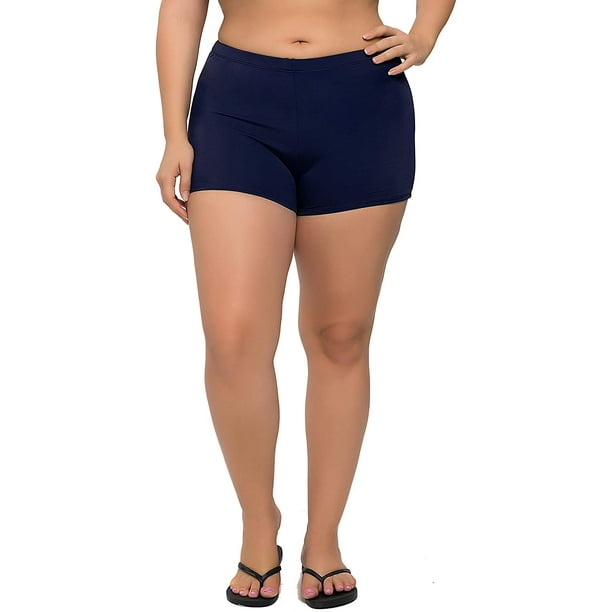 Plus size bathing shop suit bottoms shorts